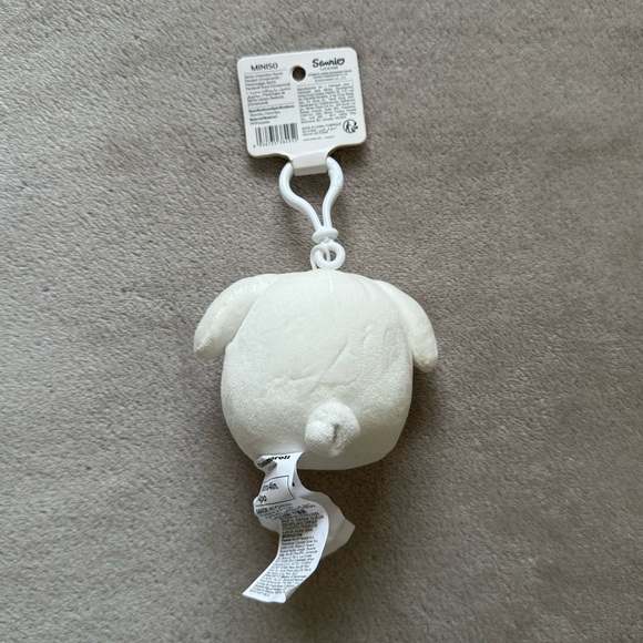 Miniso Sanrio Cinnamoroll Plush Keychain - Picture 5 of 7